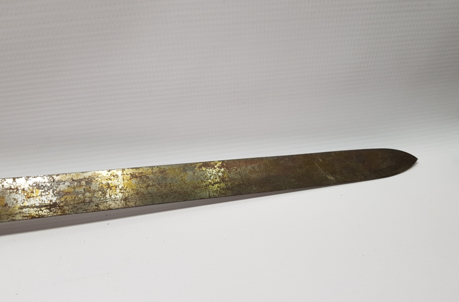 ÜZERİNDE CARLOS V YAZILI AVRUPA YAPIMI ANTİKA SUBAY KILICI