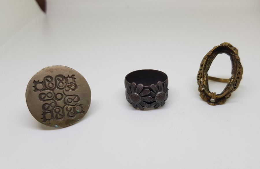3 ADET ANTİKA BİJUTERİ YÜZÜK