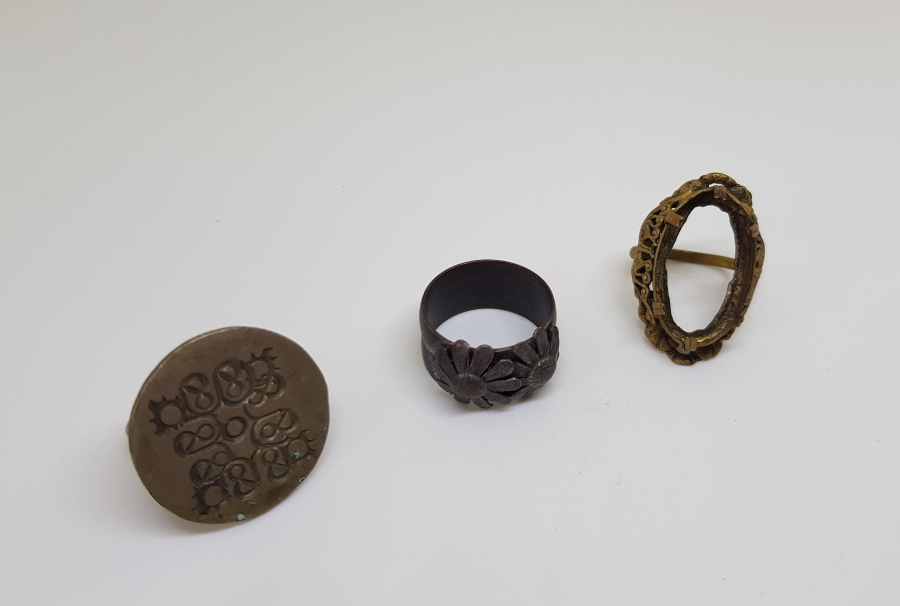 3 ADET ANTİKA BİJUTERİ YÜZÜK