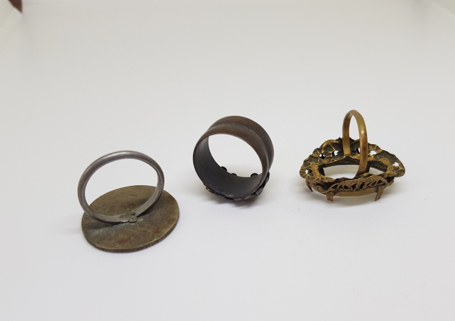 3 ADET ANTİKA BİJUTERİ YÜZÜK