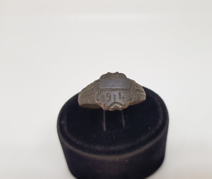 1. DÜNYA SAVAŞI DÖNEMİ ALMAN ASKERİ HATIRA YÜZÜK