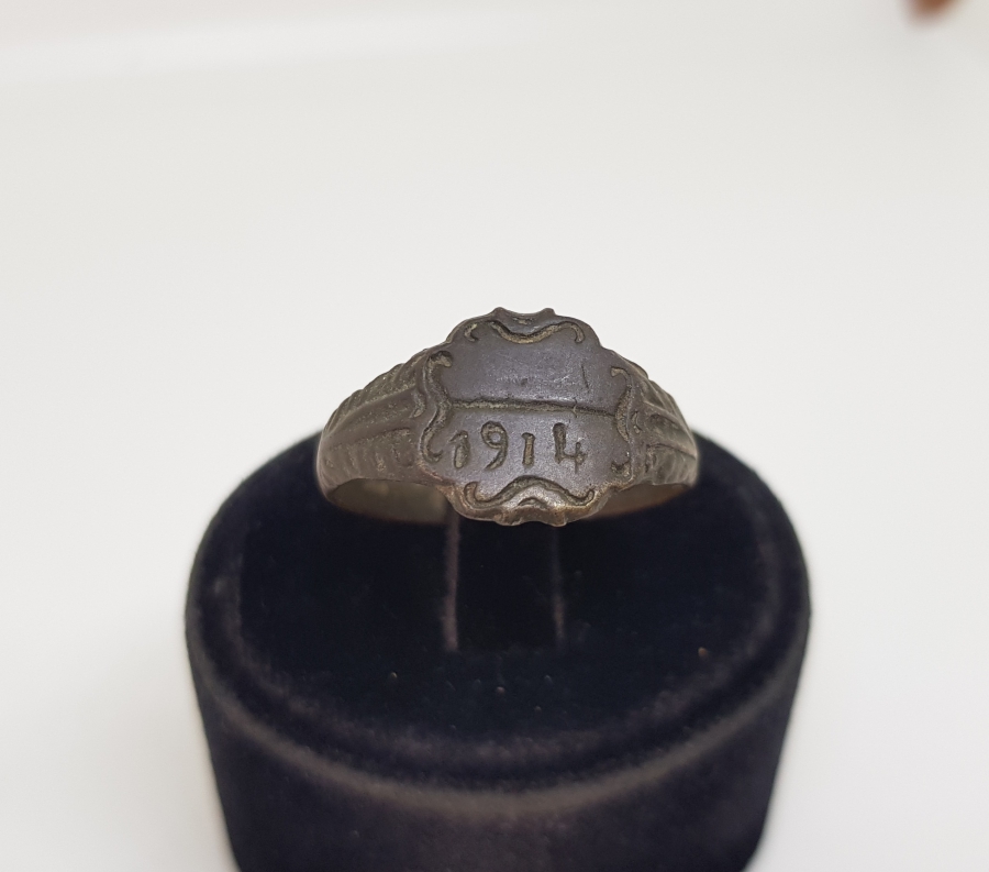 1. DÜNYA SAVAŞI DÖNEMİ ALMAN ASKERİ HATIRA YÜZÜK