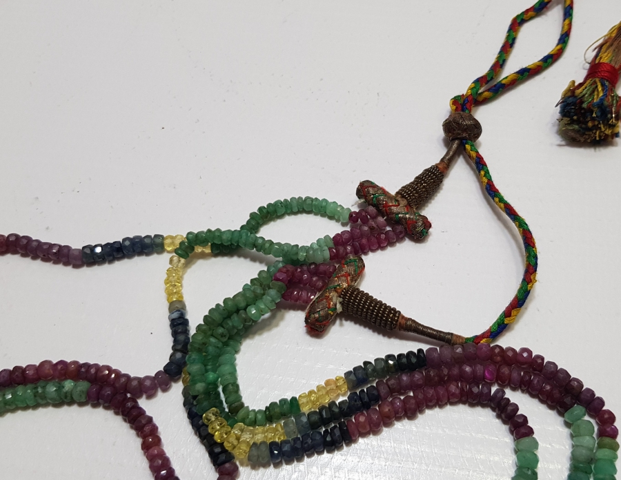 ANTİKA HAC HATIRASI DOĞAL TAŞLI GERDANLIK