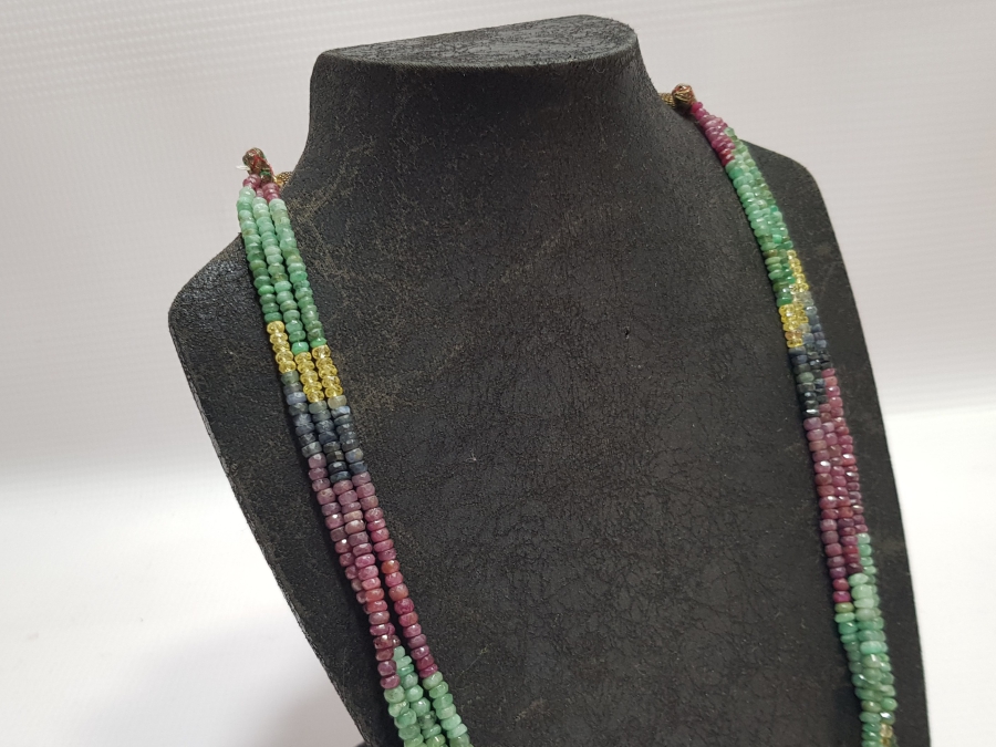 ANTİKA HAC HATIRASI DOĞAL TAŞLI GERDANLIK