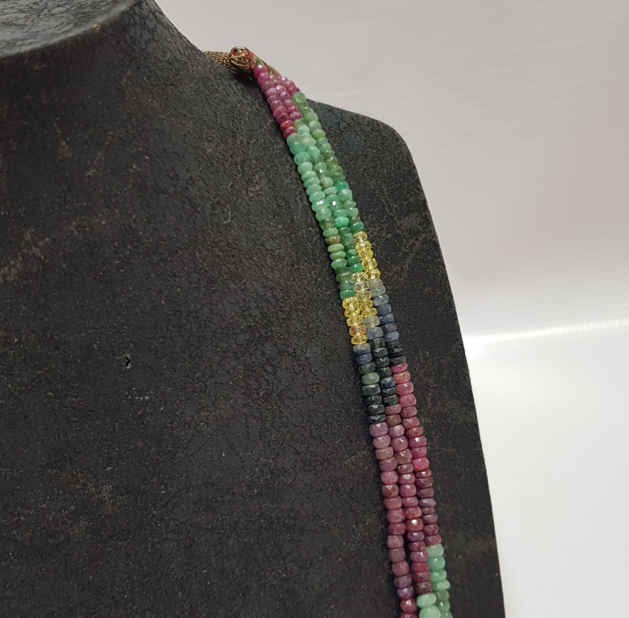 ANTİKA HAC HATIRASI DOĞAL TAŞLI GERDANLIK