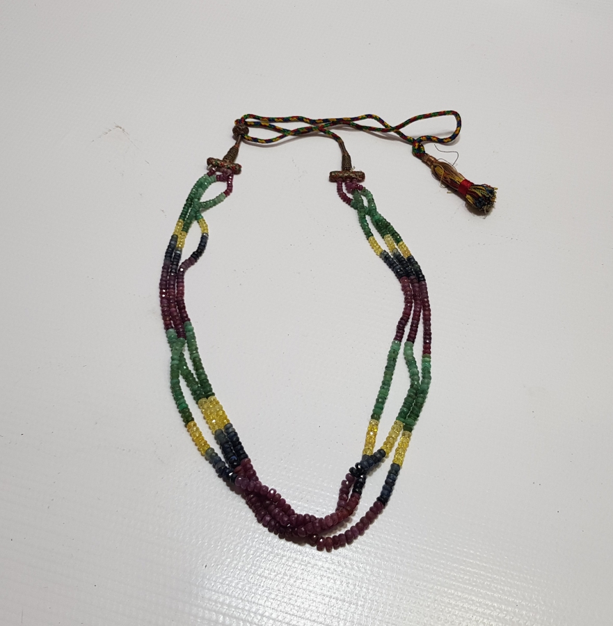 ANTİKA HAC HATIRASI DOĞAL TAŞLI GERDANLIK