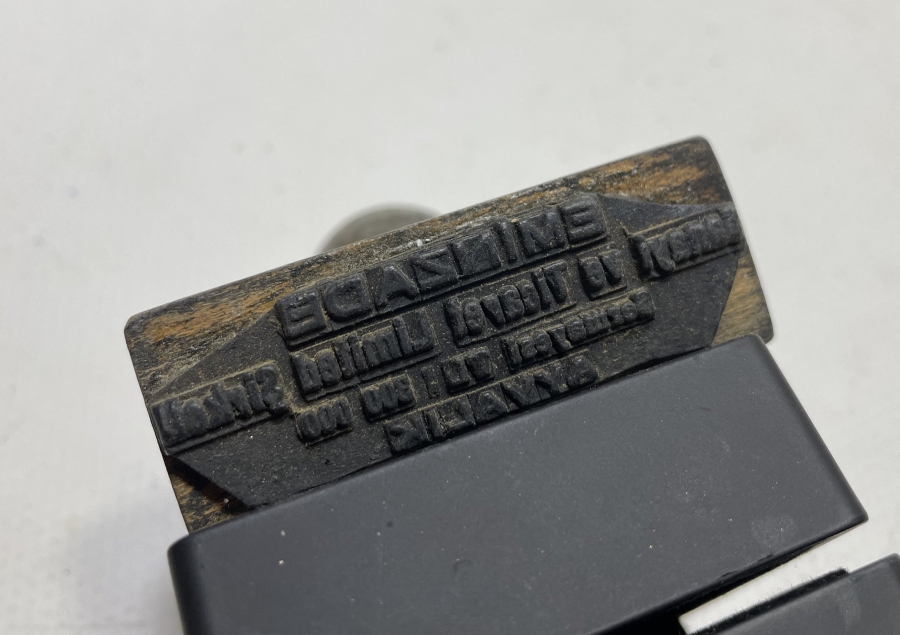 AYVALIK VE ZEYTİNYAĞIYLA İLGİLİ AHŞAP SAPLI ANTİKA MÜHÜR LOTU