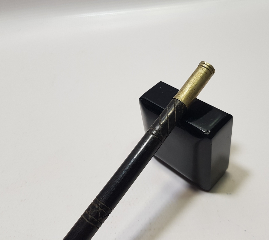 OSMANLI DÖNEMİ GÜMÜŞ SARMA İŞÇİLİKLİ BÜYÜK BOY NADİR SİGARA AĞIZLIĞI