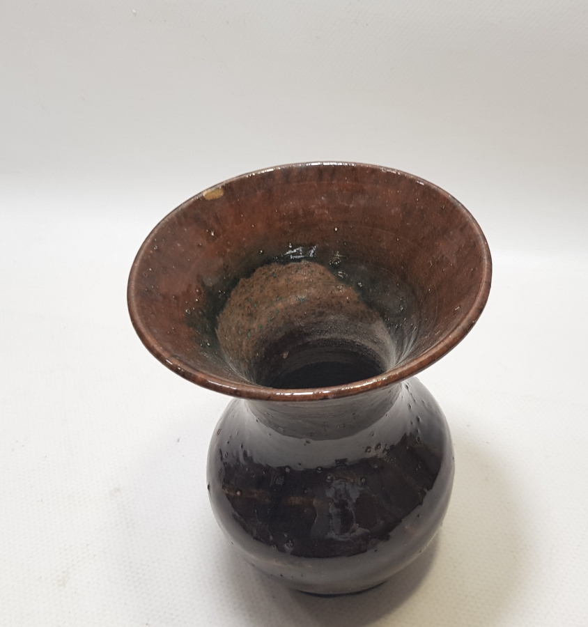 OSMANLI DÖNEMİ ÜZERİ SIRLI ÇANAKKALE VAZO