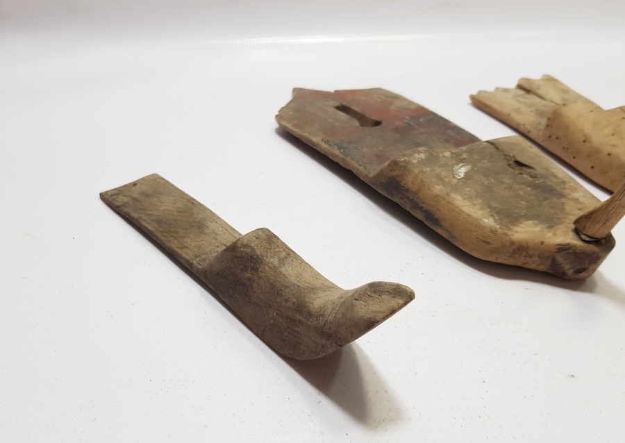 OSMANLI DÖNEMİ EL YAPIMI 3 ADET AHŞAP ELLİK