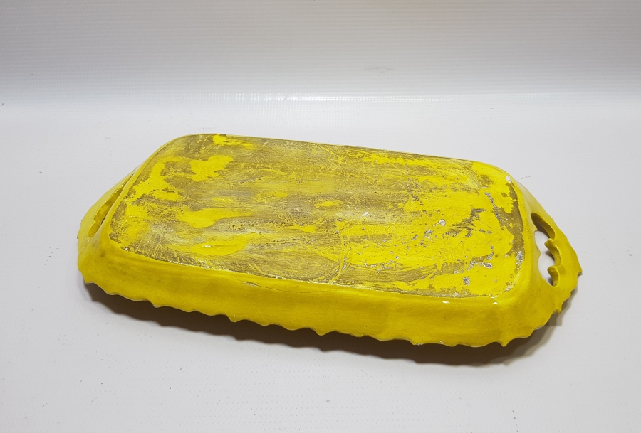 ÜZERİNDE MUHAMMED SAV YAZILI KÜTAHYA İŞİ ÇOK NADİR ZEMZEM TEPSİSİ