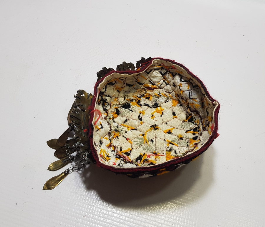 ANTİKA TÜRKMEN İŞİ GELİN FESİ