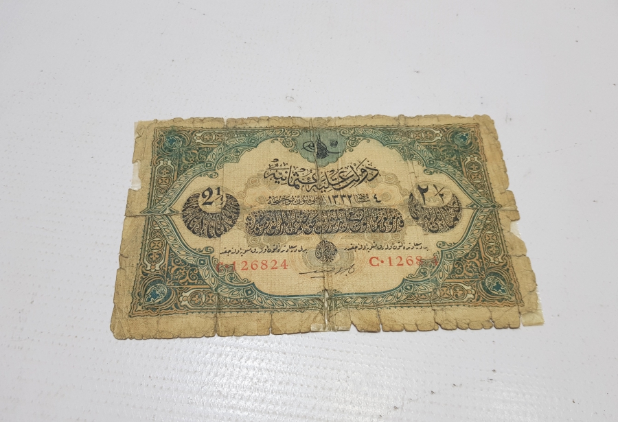MEHMET REŞAT HAN DÖNEMİ KAĞIT 2,5 LİRA