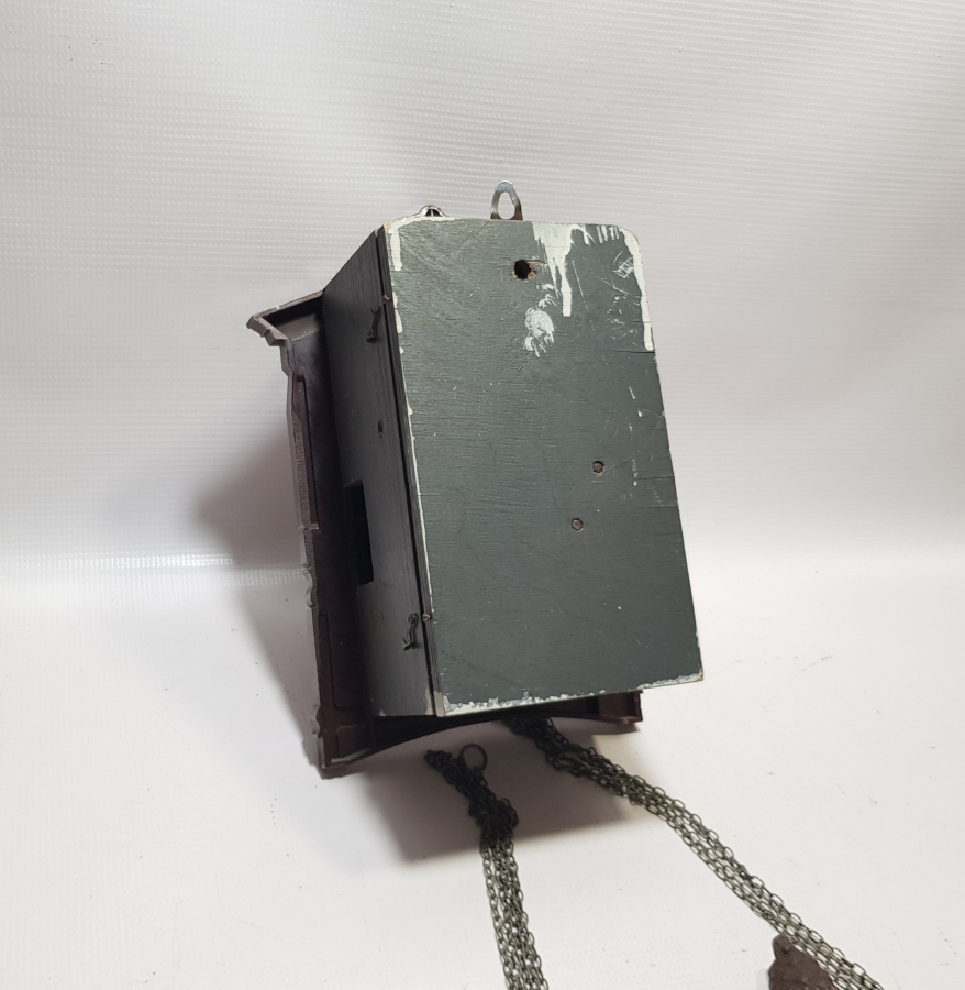 KARAORMAN MODELİ ANTİKA GUGUKLU TOPLU DUVAR SAATİ