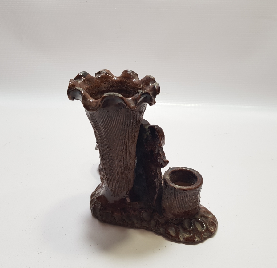 NADİR RENKTE ÇANAKKALE İŞİ TOPRAK MASA ÜSTÜ KALEMLİĞİ