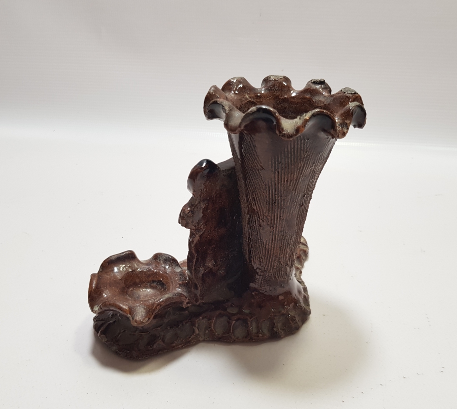 NADİR RENKTE ÇANAKKALE İŞİ TOPRAK MASA ÜSTÜ KALEMLİĞİ