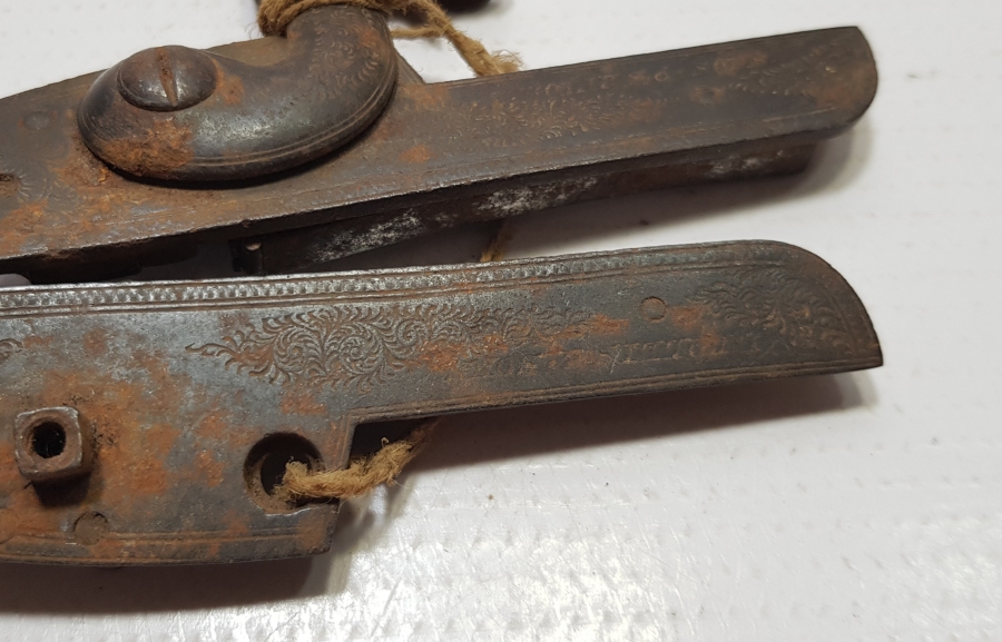 OSMANLI DÖNEMİ ÇİFT DOLMA TÜFEK ÇAKMAĞI