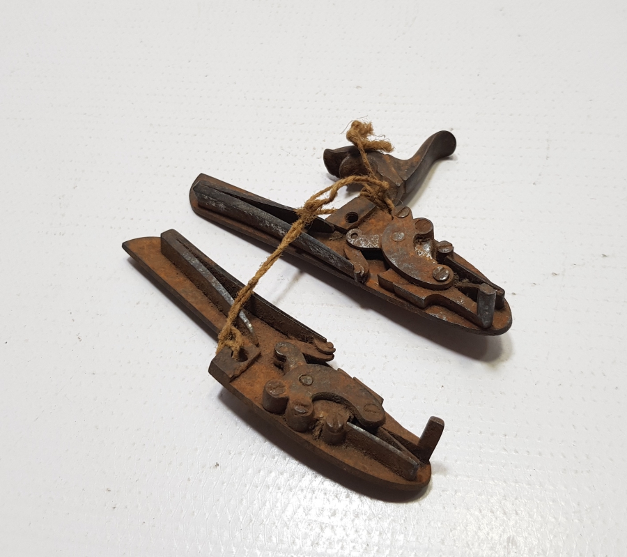 OSMANLI DÖNEMİ ÇİFT DOLMA TÜFEK ÇAKMAĞI