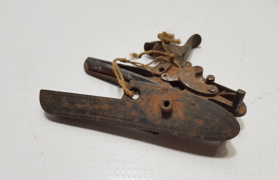 OSMANLI DÖNEMİ ÇİFT DOLMA TÜFEK ÇAKMAĞI