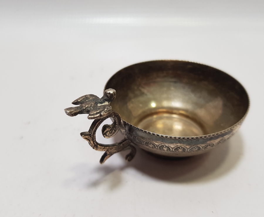 ANTİKA KUŞLU GÜMÜŞ ÇAMÇAK