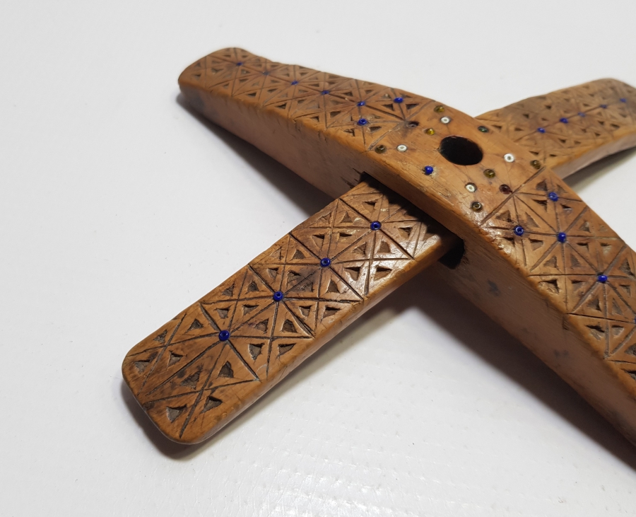 OSMANLI DÖNEMİ ÜZERİ İŞLEMELİ VE BONCUKLU KİRMAN VE TIĞ LOTU