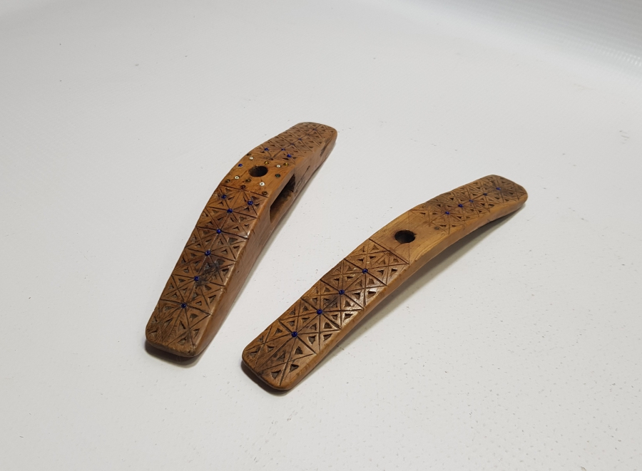 OSMANLI DÖNEMİ ÜZERİ İŞLEMELİ VE BONCUKLU KİRMAN VE TIĞ LOTU