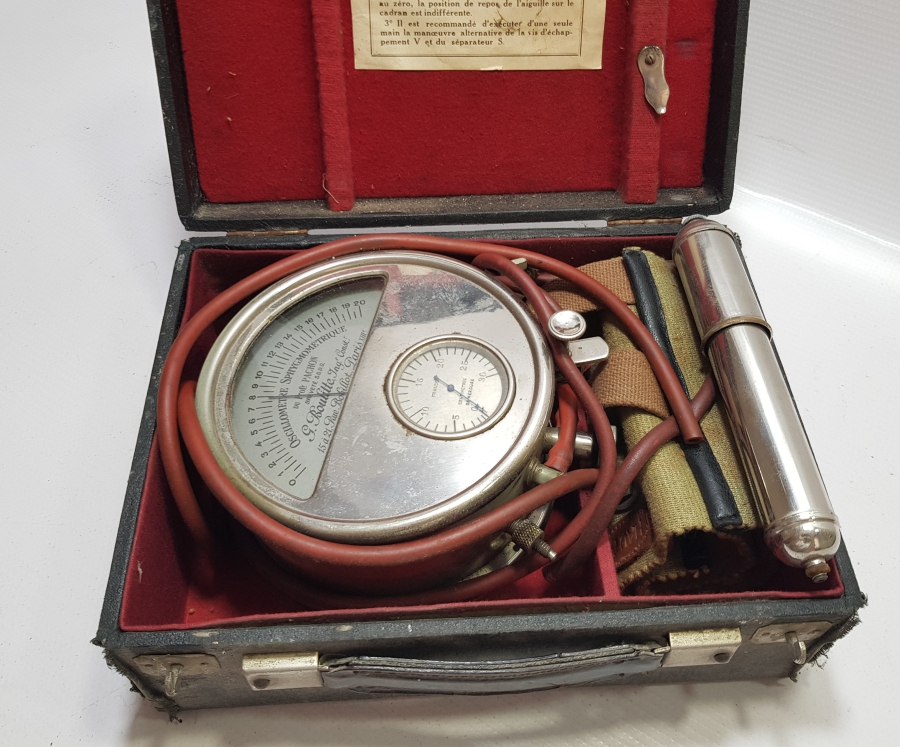 ORİJİNAL KUTUSUNDA OSMANLI DÖNEMİ ÇOK NADİR TANSİYON ALETİ