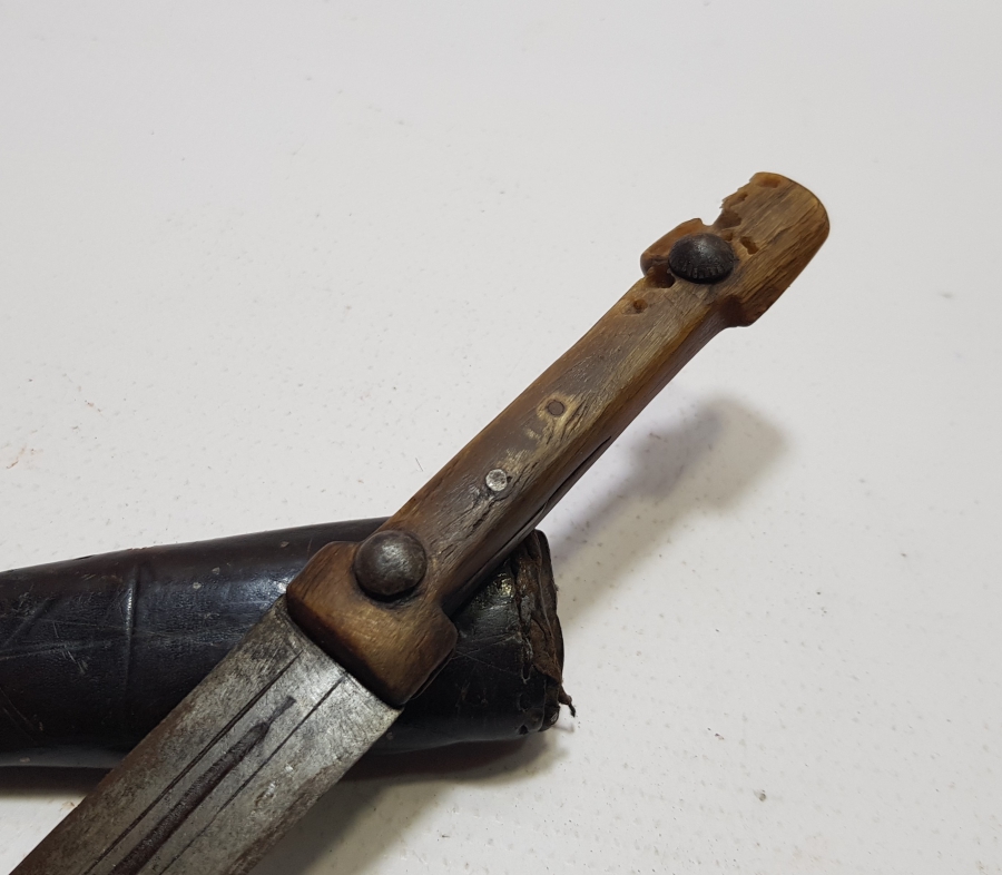 OSMANLI DÖNEMİ BOYNUZ SAPLI ÇERKES KAMASI