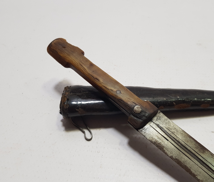 OSMANLI DÖNEMİ BOYNUZ SAPLI ÇERKES KAMASI