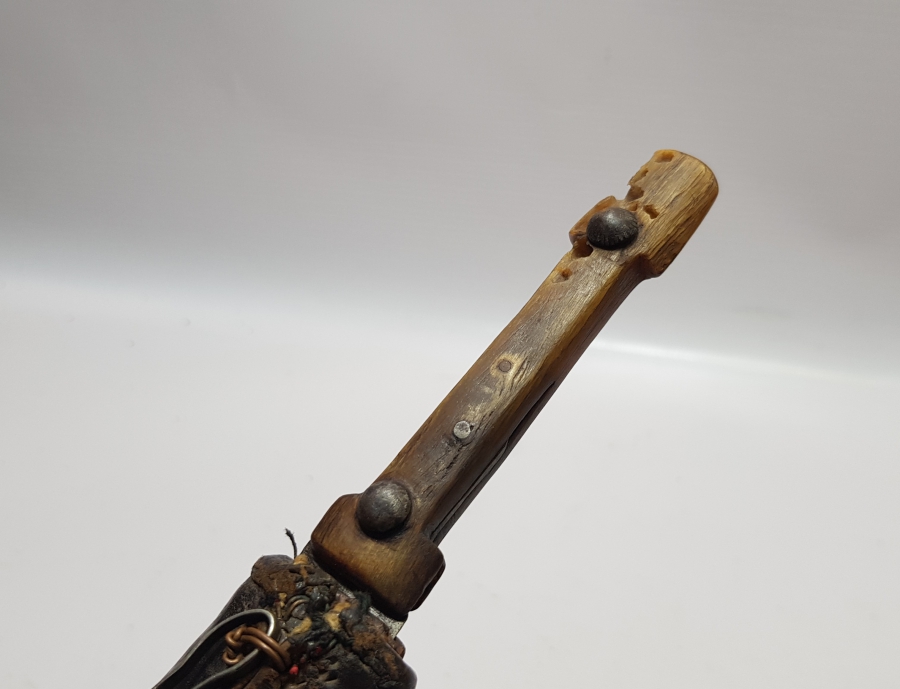 OSMANLI DÖNEMİ BOYNUZ SAPLI ÇERKES KAMASI