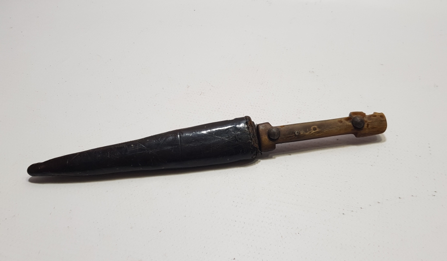 OSMANLI DÖNEMİ BOYNUZ SAPLI ÇERKES KAMASI