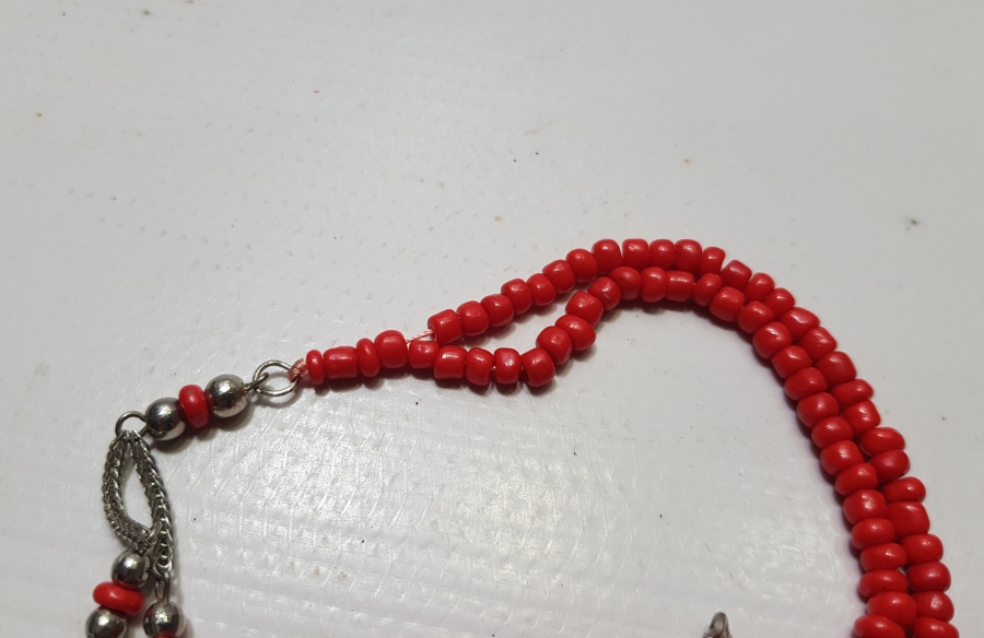 MERCAN TAŞINDAN MAMUL ANTİKA NAMAZ TESPİHİ