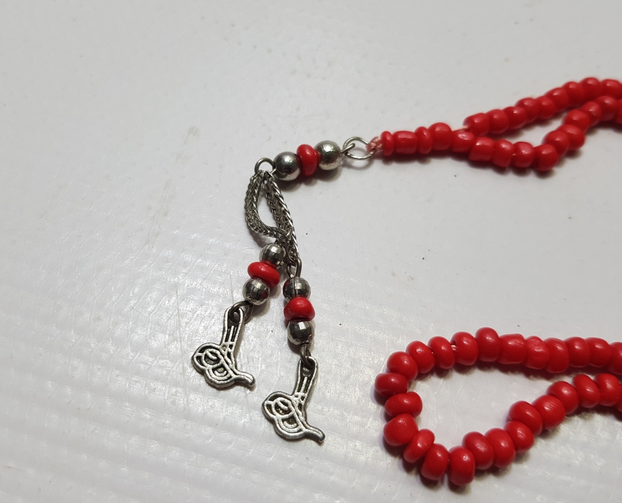 MERCAN TAŞINDAN MAMUL ANTİKA NAMAZ TESPİHİ