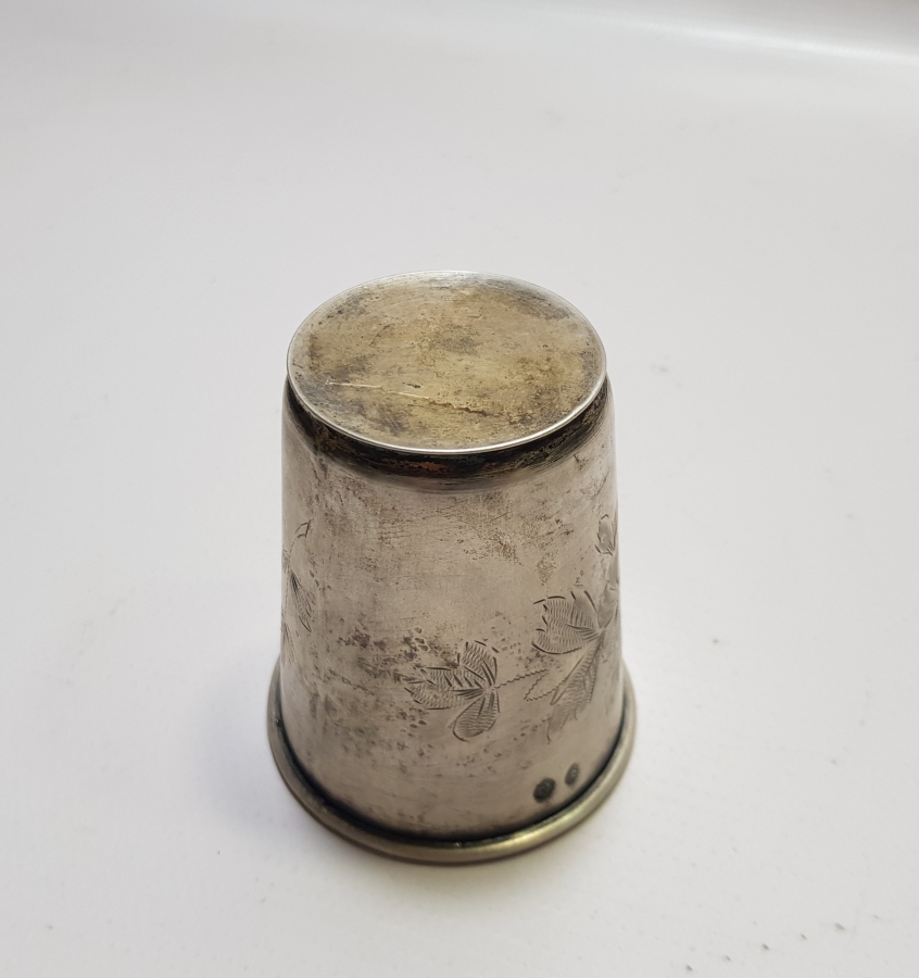 SULTAN VAHDETTİN DÖNEMİ ÇOK NADİR HİLAL VE SAH DAMGALI GÜMÜŞ SU BARDAĞI