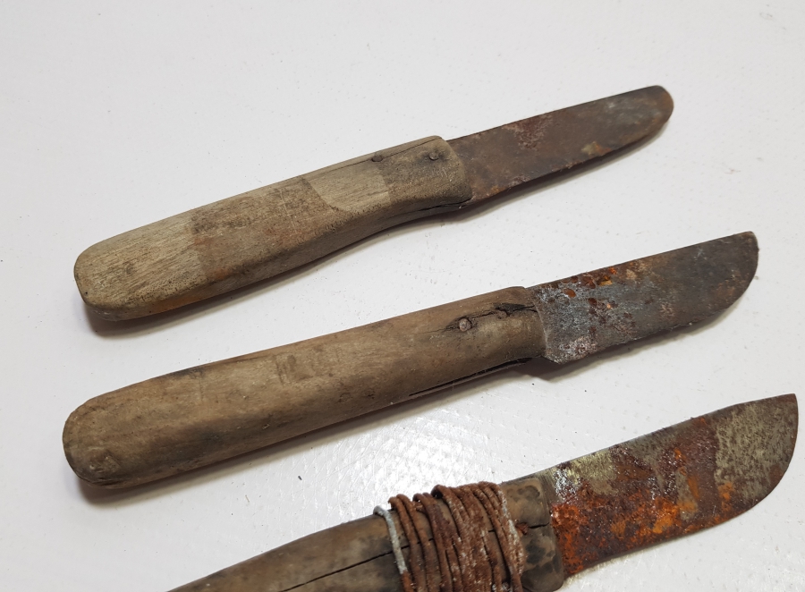 OSMANLI DÖNEMİ 3 ADET AFYON BIÇAĞI