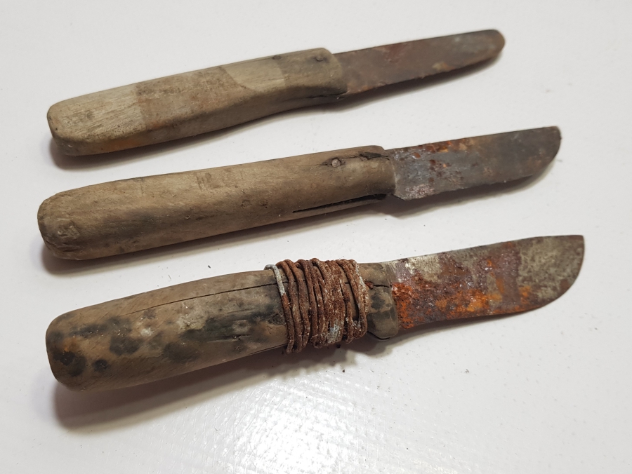 OSMANLI DÖNEMİ 3 ADET AFYON BIÇAĞI