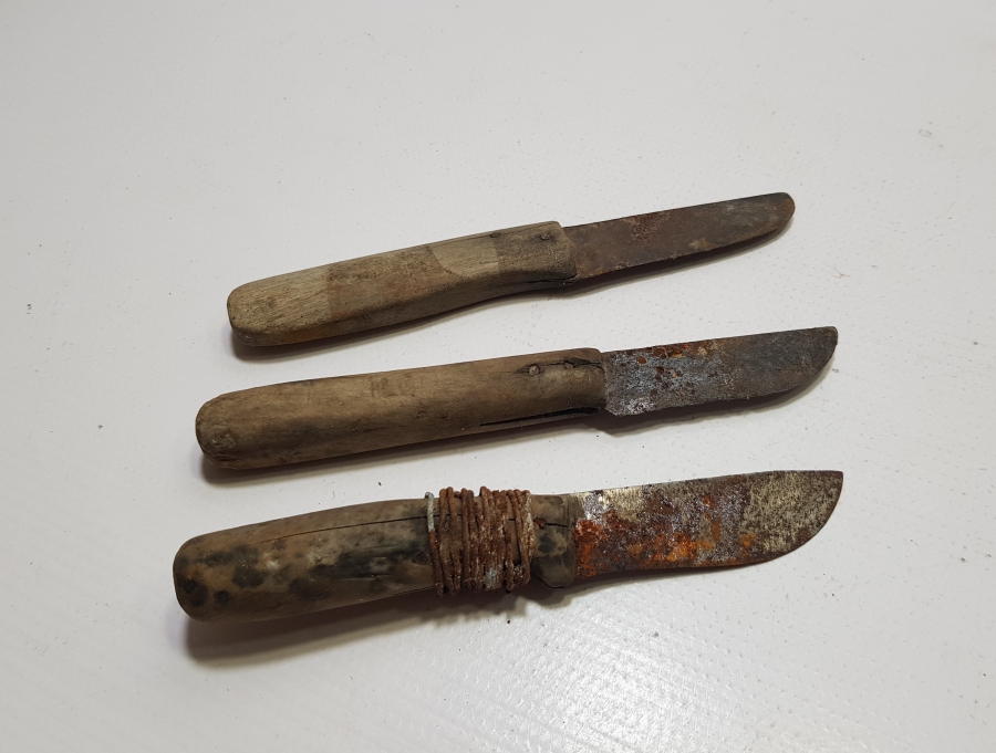 OSMANLI DÖNEMİ 3 ADET AFYON BIÇAĞI