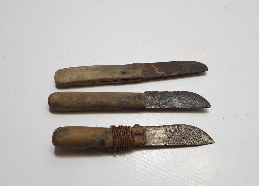 OSMANLI DÖNEMİ 3 ADET AFYON BIÇAĞI