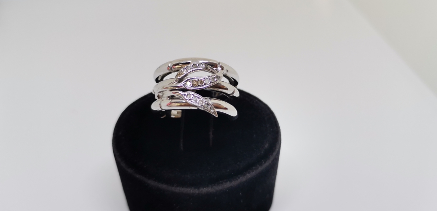 BUĞDAY BAŞAĞI TASFİRLİ PIRLANTA YÜZÜK