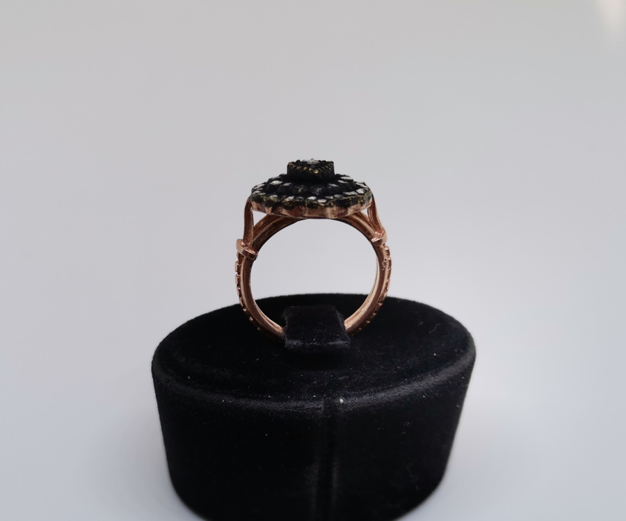 DAMLALI GİRİT MODELİ ELMAS YÜZÜK