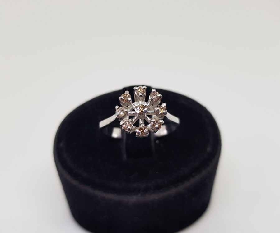 KARTANESİ MODELİ PIRLANTA TAŞLI YÜZÜK