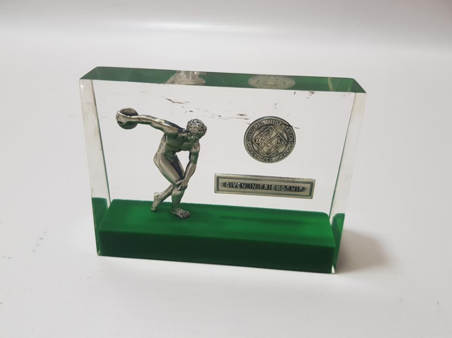 AMERİKA DİSK ATMA ŞAMPİONLUĞU MADALYA PLAKET