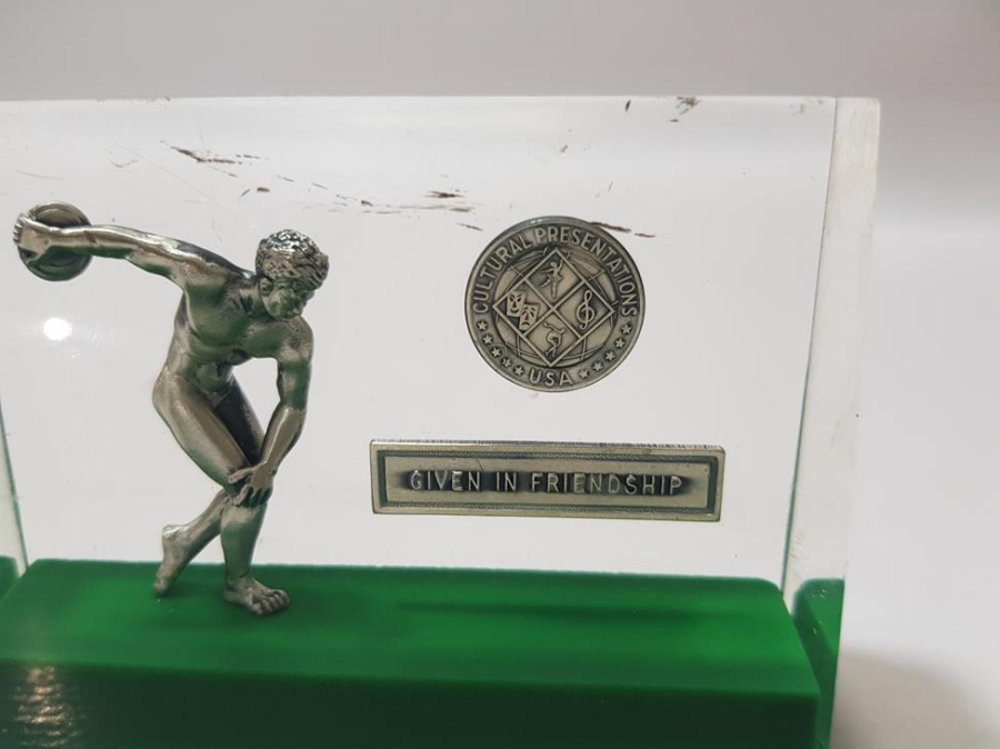 AMERİKA DİSK ATMA ŞAMPİONLUĞU MADALYA PLAKET