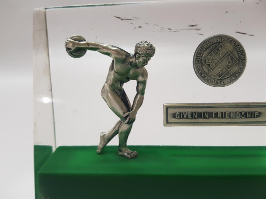 AMERİKA DİSK ATMA ŞAMPİONLUĞU MADALYA PLAKET