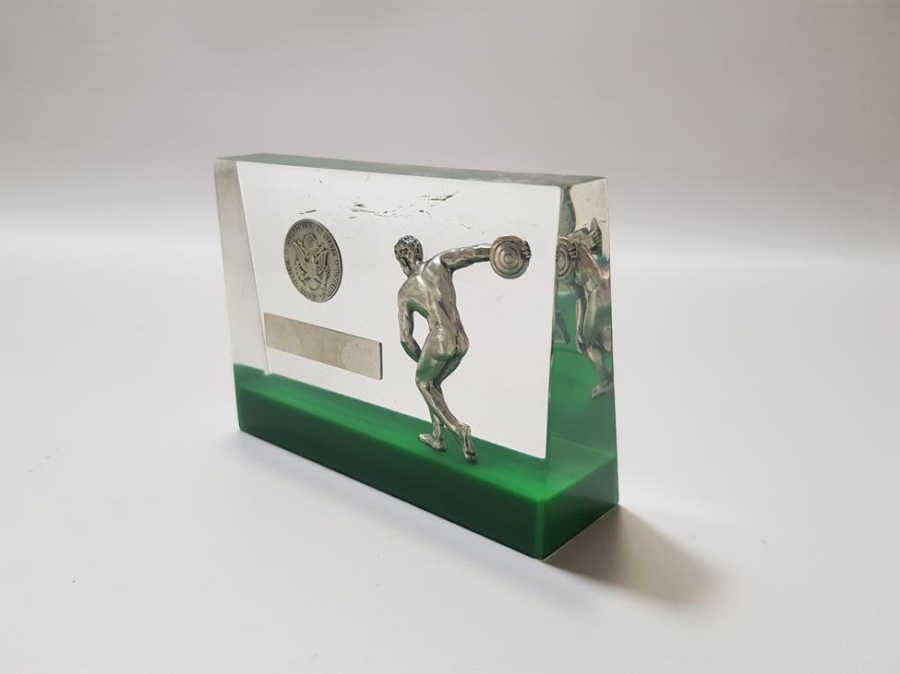 AMERİKA DİSK ATMA ŞAMPİONLUĞU MADALYA PLAKET