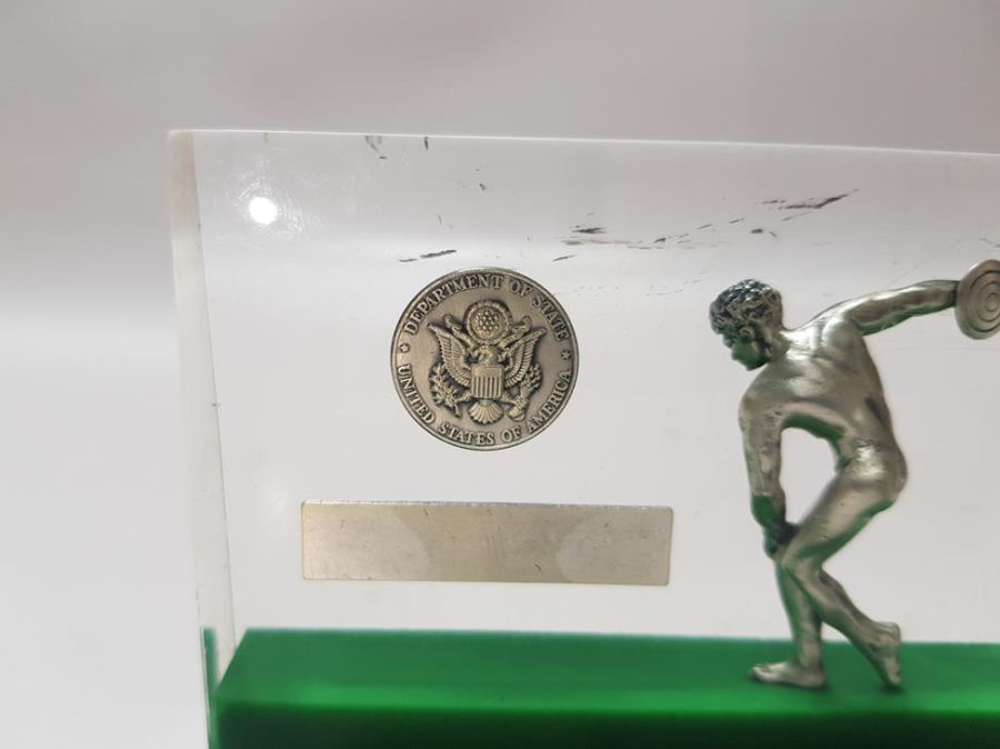 AMERİKA DİSK ATMA ŞAMPİONLUĞU MADALYA PLAKET