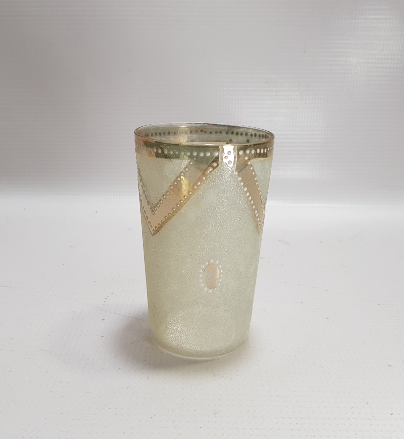 OSMANLI DÖNEMİ NADİR FORMDA ŞERBET BARDAĞI