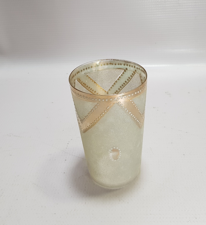 OSMANLI DÖNEMİ NADİR FORMDA ŞERBET BARDAĞI