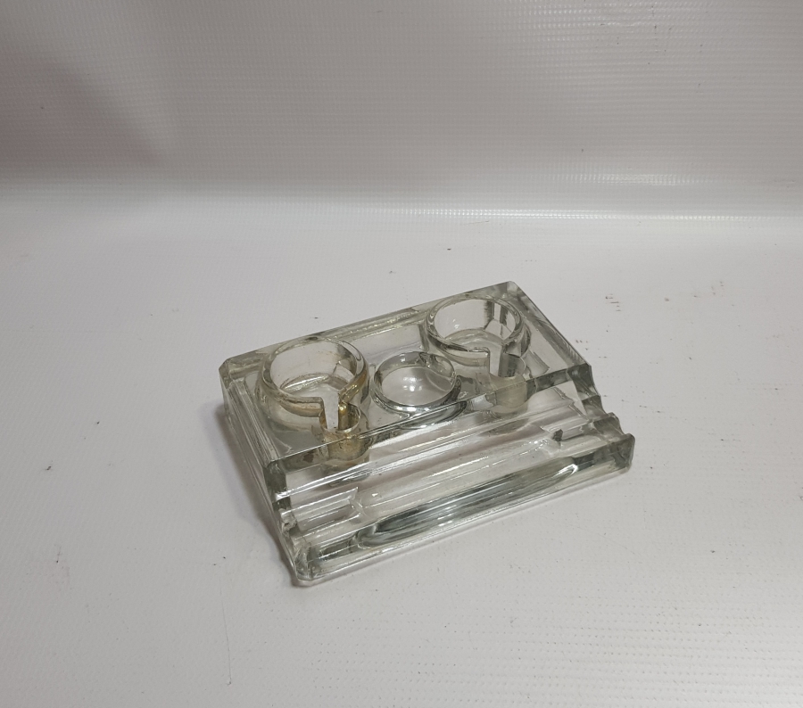 OSMANLI DÖNEMİ & TC İLK DÖNEM NADİR FORMDA CAM HOKKA