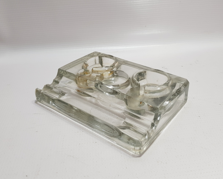 OSMANLI DÖNEMİ & TC İLK DÖNEM NADİR FORMDA CAM HOKKA